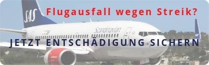 sas scandinavian airlines streik piloten entschaedigung aviclaim