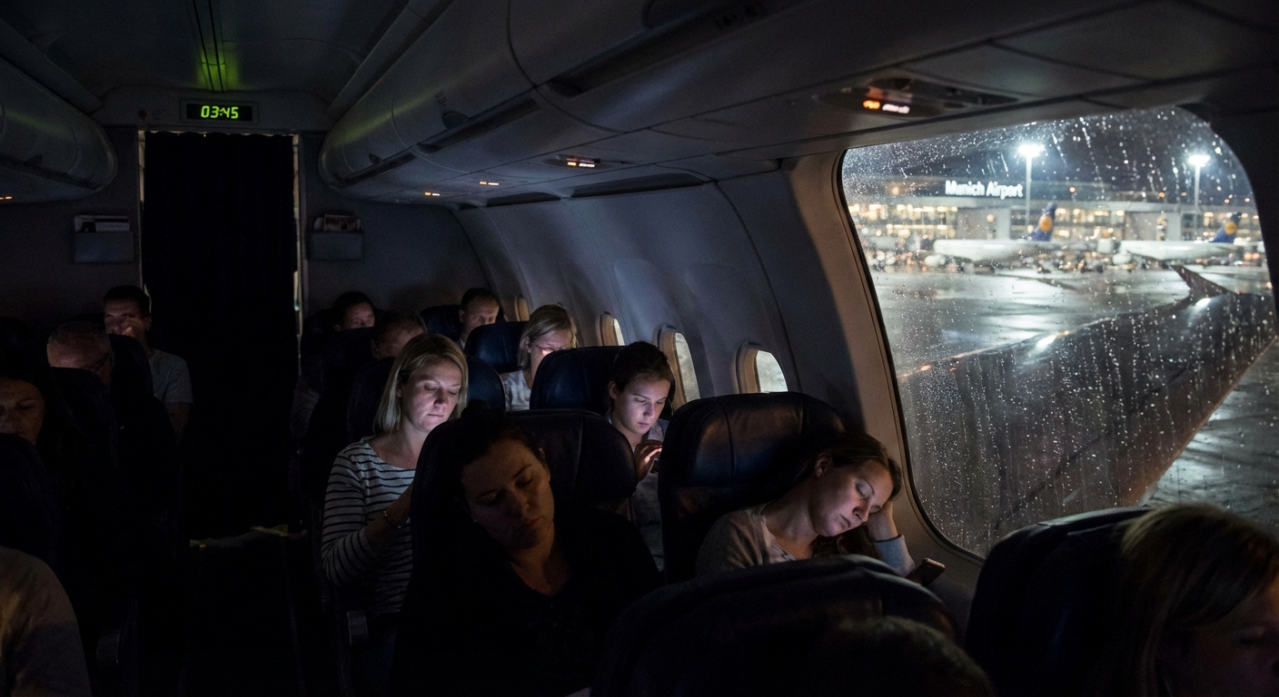 Flughafen München im Winterchaos: Passagiere sitzen fest
