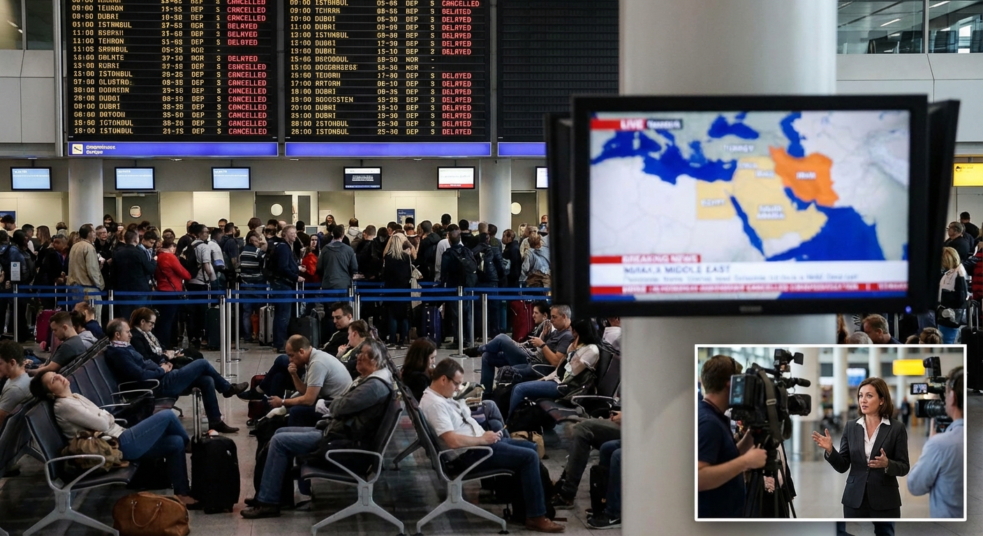 Nahostkonflikt verursacht massiven Kapazitätseinbruch im Flugverkehr