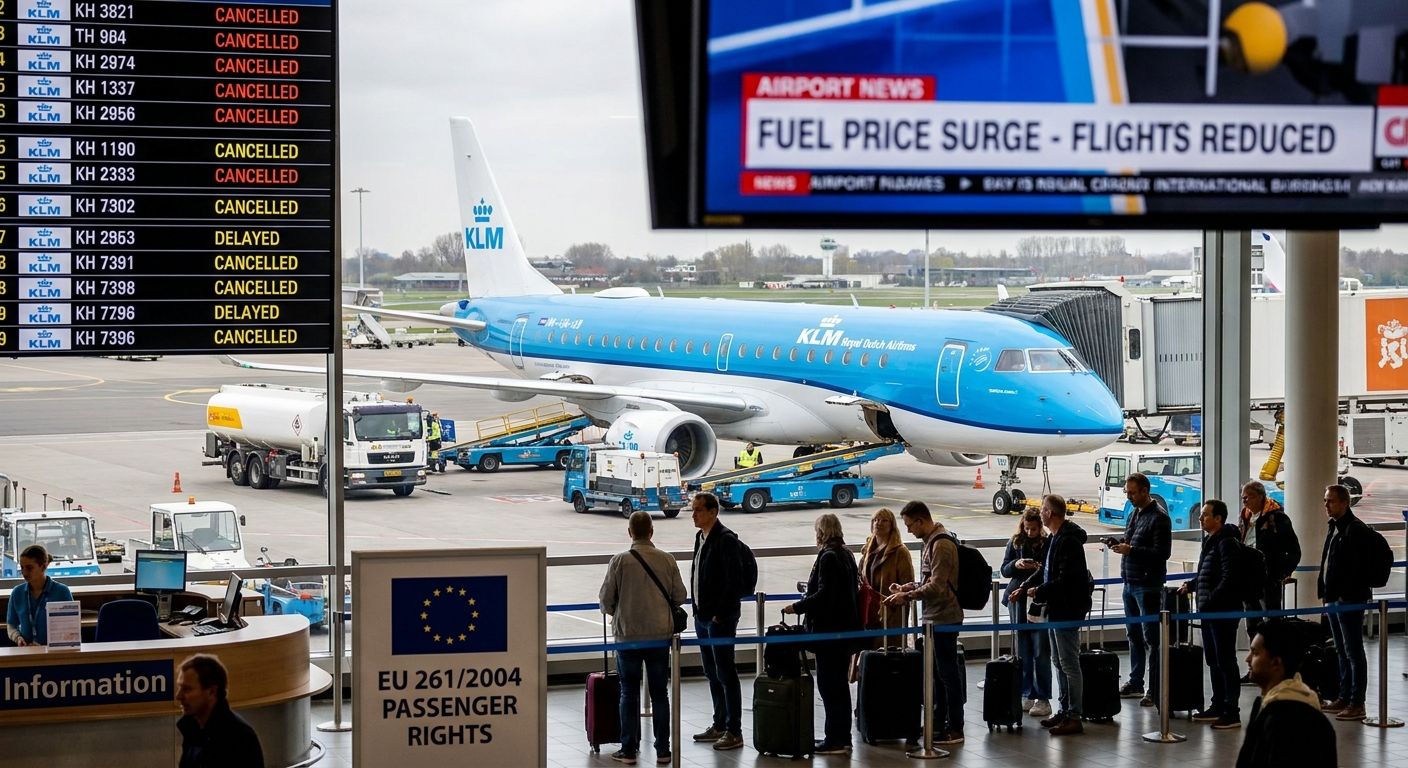 KLM streicht zahlreiche Flüge