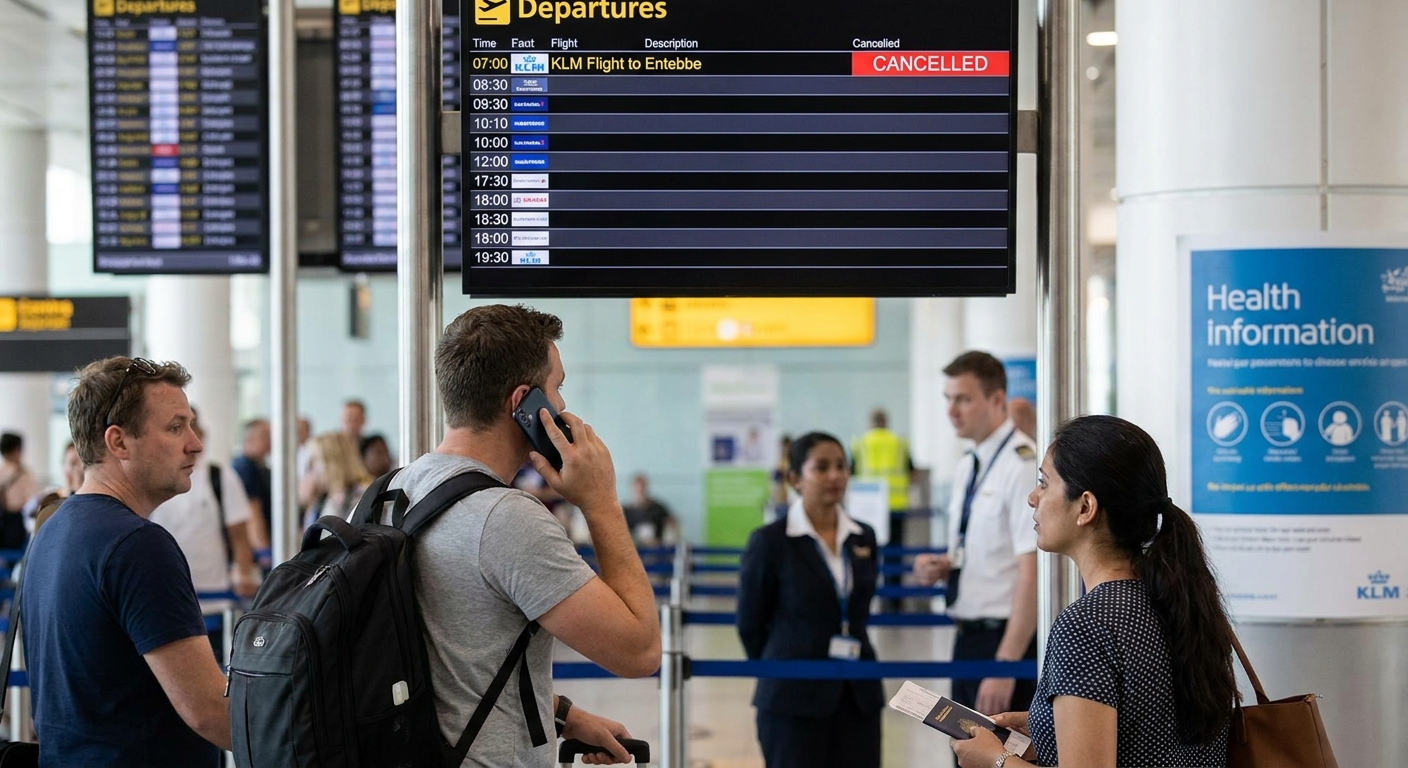 Ebola Ausbruch Flugstopp Entebbe